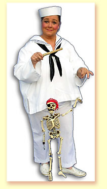 Margaret as Sailor Maggie from the 2007 summer show Sail Into Books.