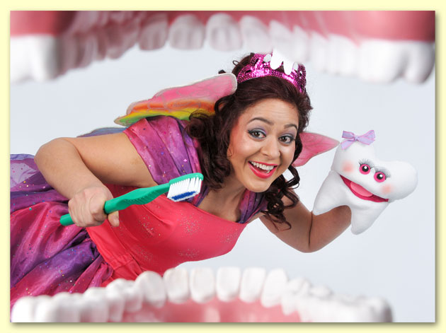 Photo of Bernadette as the Tooth Fairy