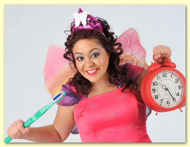 Photo of Bernadette as the Tooth Fairy